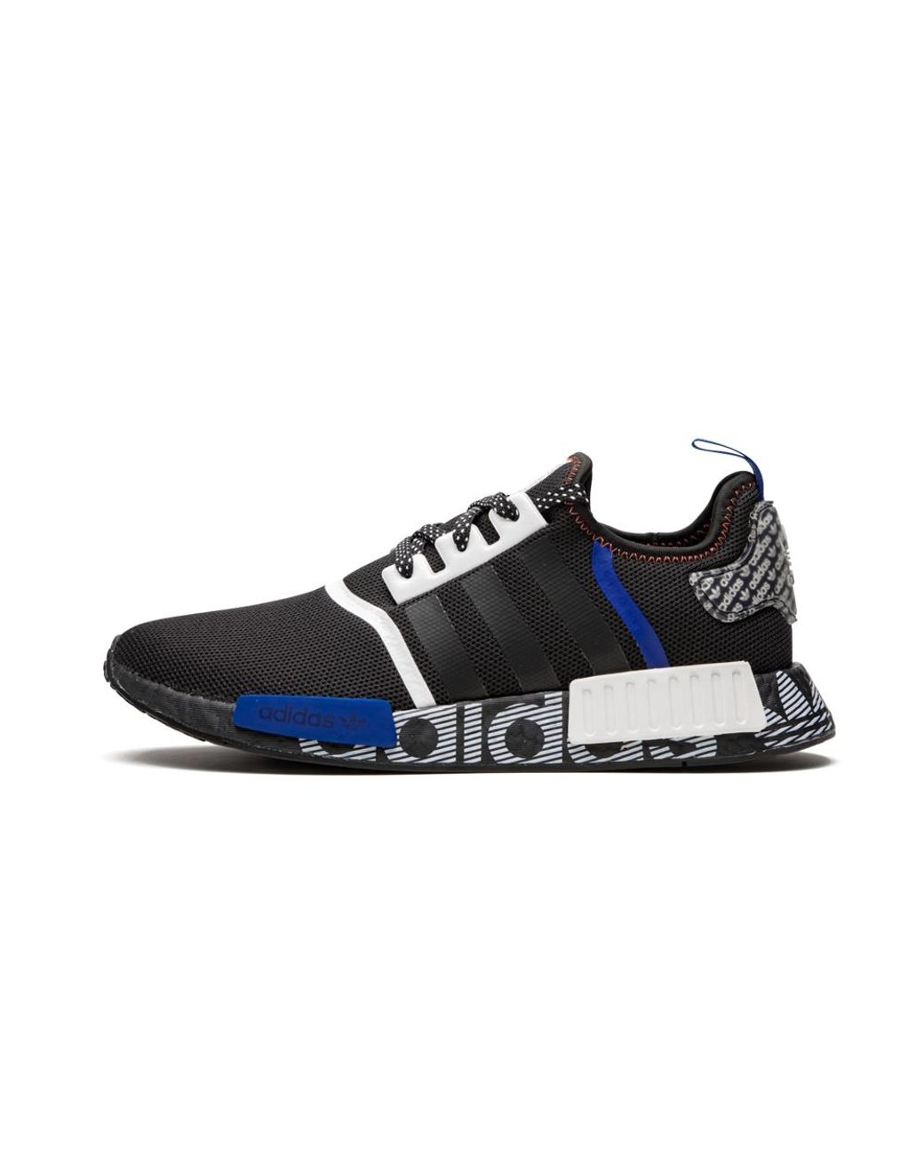 adidas blue black shoes
