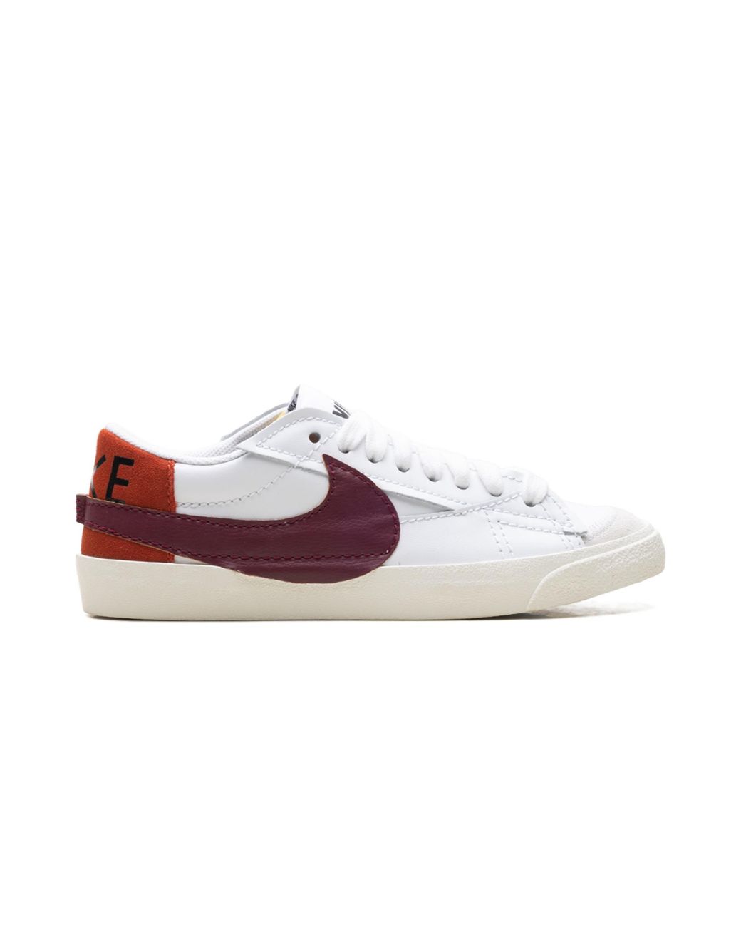Nike Black Blazer Low 77 Jumbo "Dark Beetroot Cinnabar" Dq1470 104"