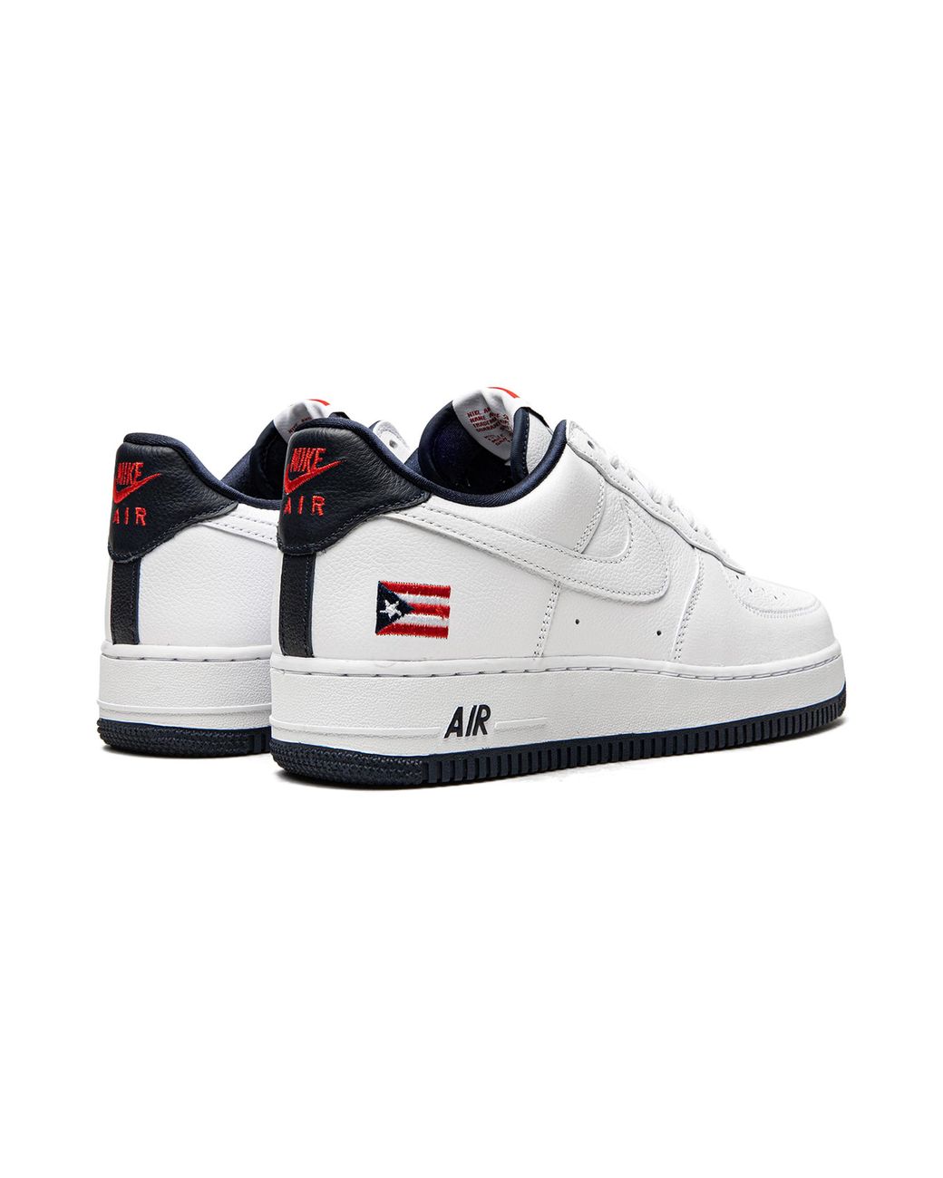Nike White Air Force 1 Low "Puerto Rico" Cj1386 100" for men