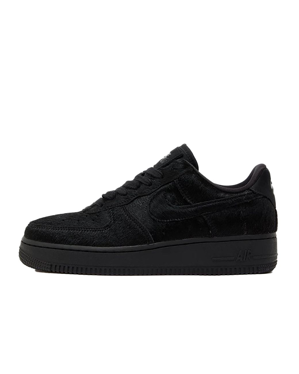 Nike Black Air Force 1 '07 "Triple Pony Hair" Ii7398 001"
