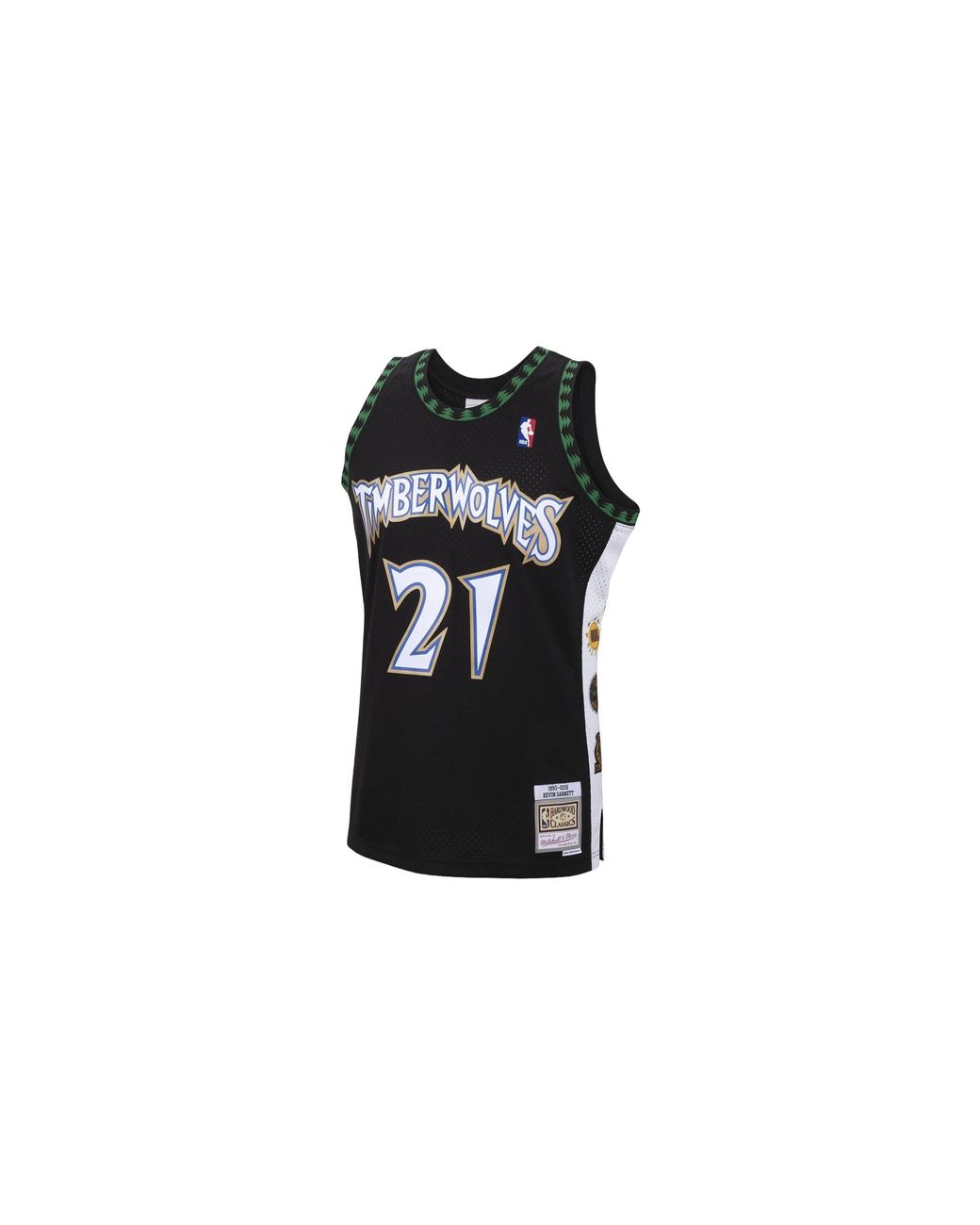 Mitchell & Ness Black Nba Kevin Garnett Swingman Jersey "1995 Minnesota Timberwolves for men