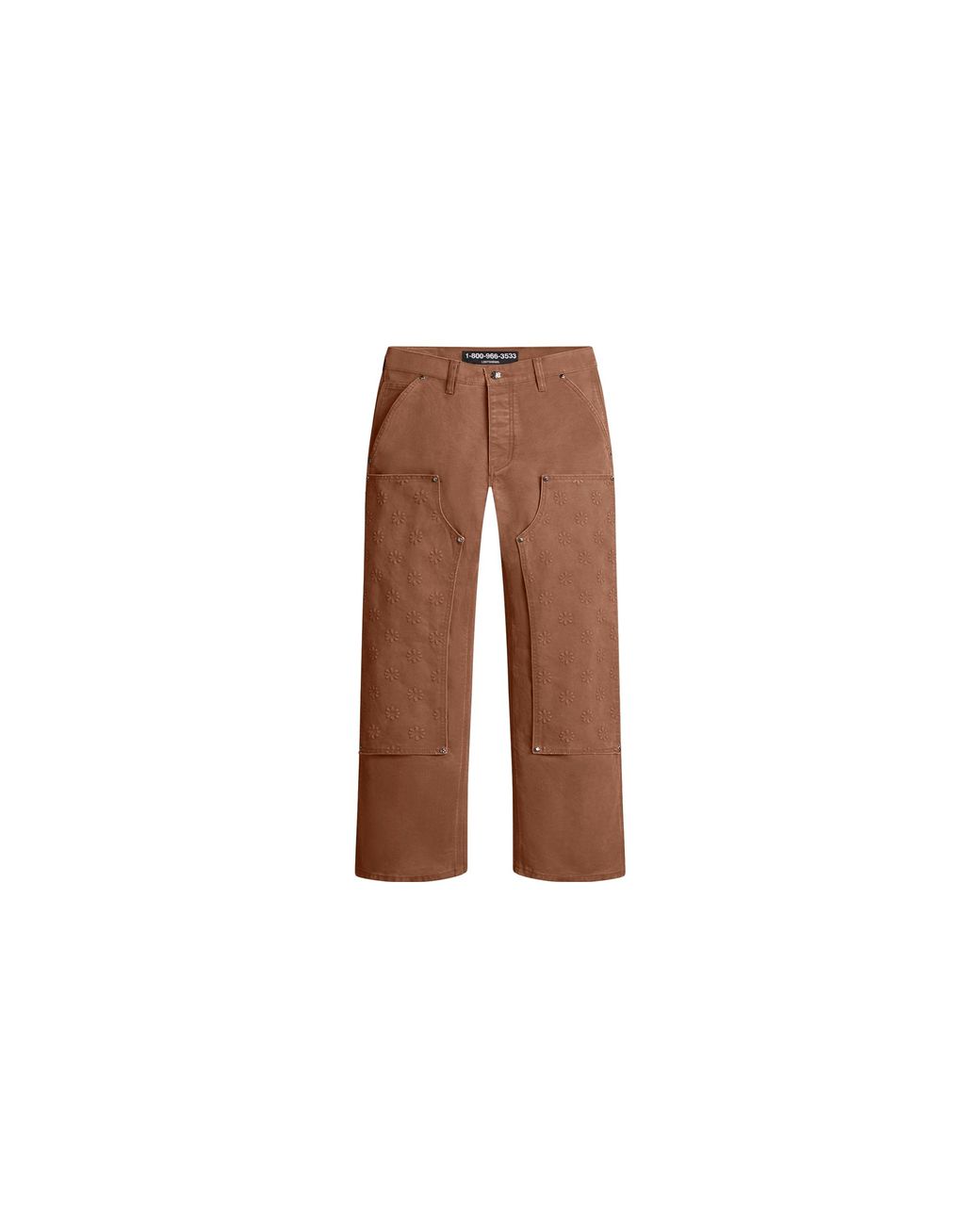 LOSTSHDWS Black Detached Double Knee Pant "Cork" Lst 44 22705 Cork" for men