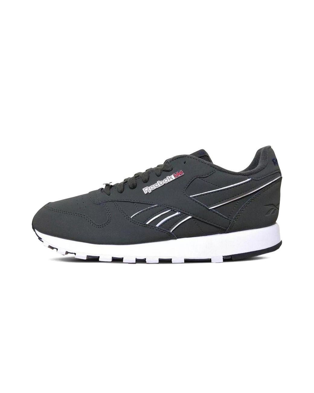 Reebok Black Classic Leather Mu "Dark" Eg5031" for men