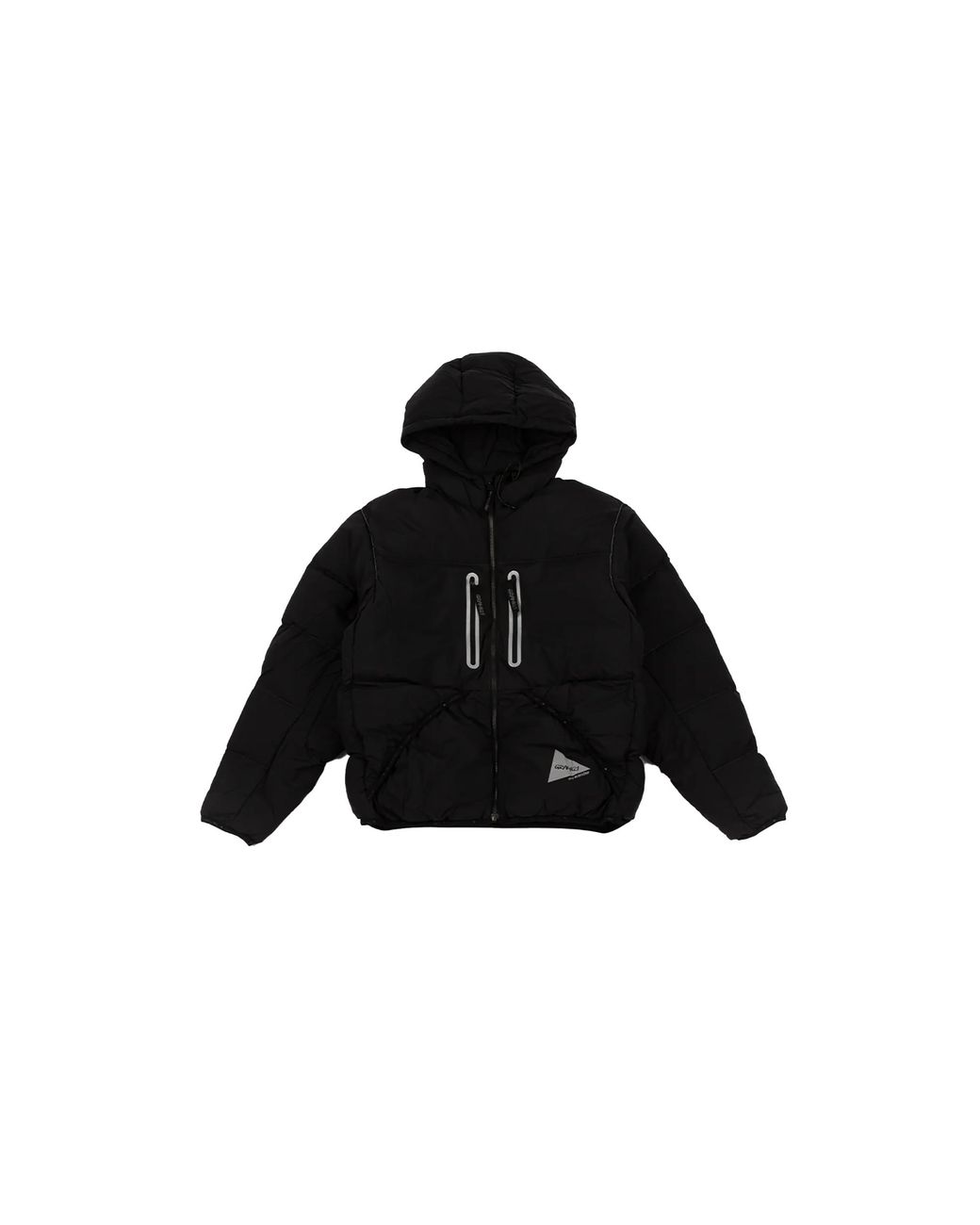 Gramicci Black Woven Down Jacket "And Wander for men