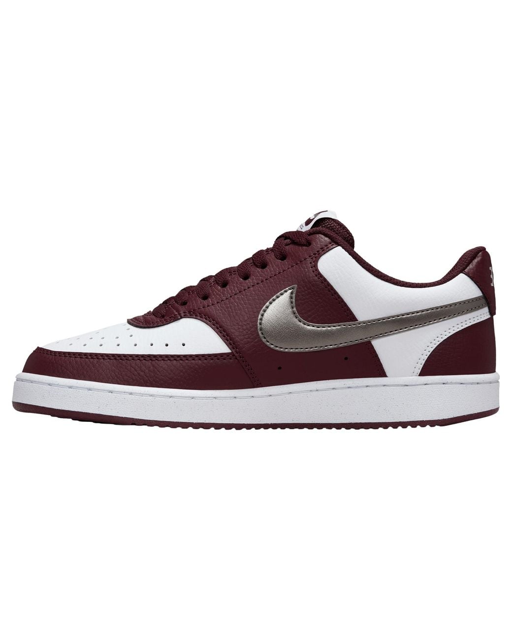 Nike Purple Court Vision Low Burgundy Crush Metallic Pewter" Im7647 100"