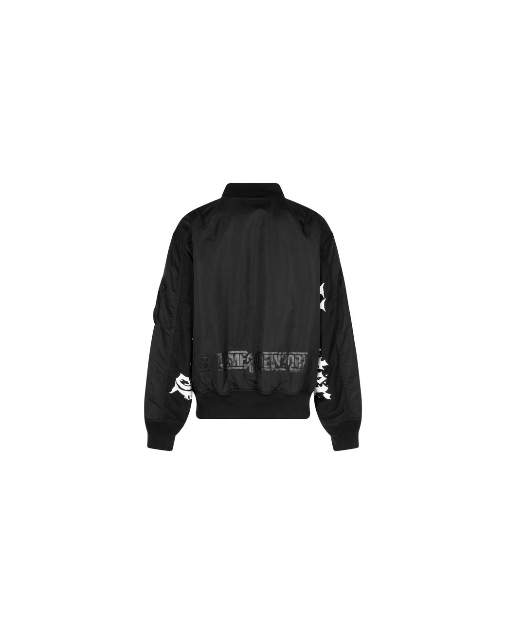 Supreme Black Bounty Hunter Ma-1 Jacket "Fw23" Su249"