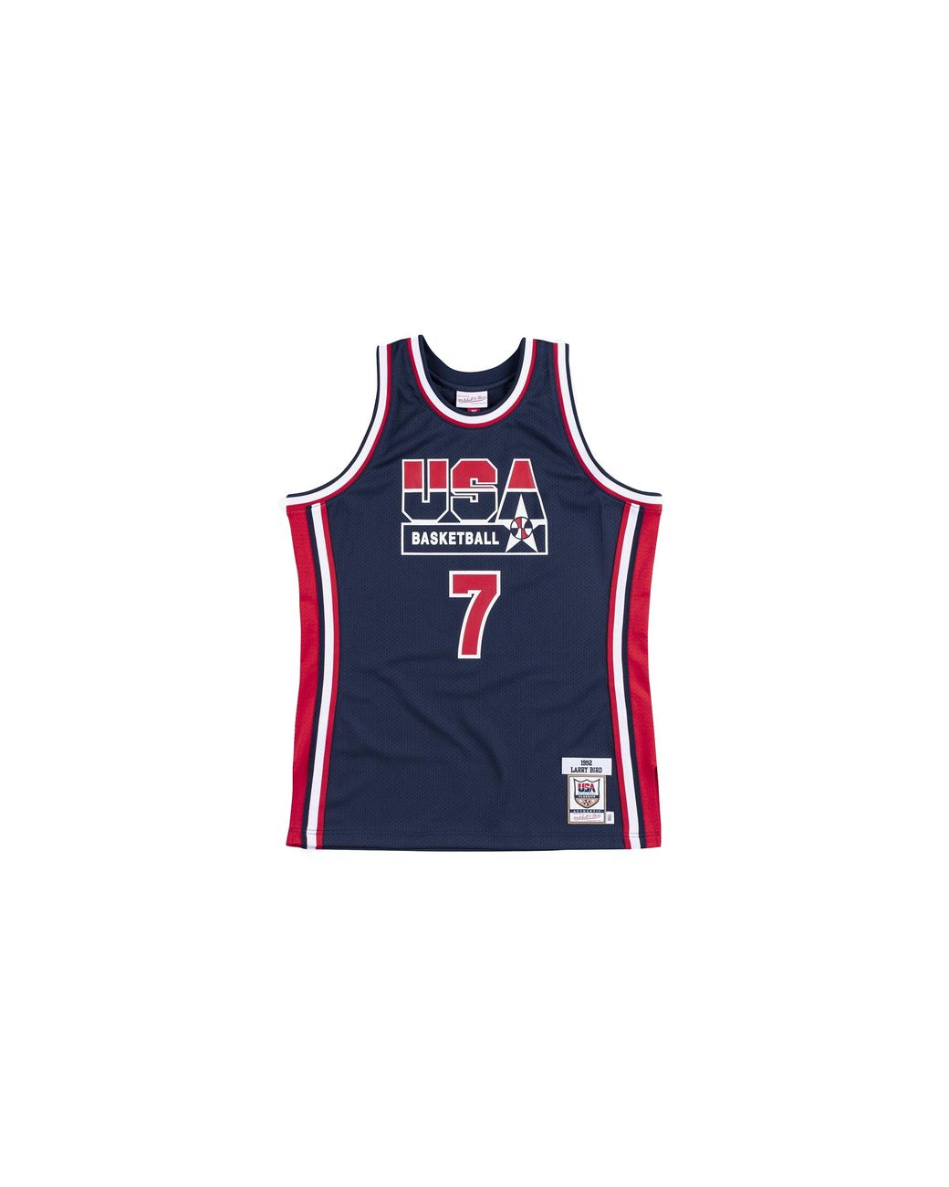 Mitchell & Ness Black Authentic Jersey "Nba Team Usa 1992 Larry Bird" Ajy4Gs18410 Usanavy92Lbi" for men