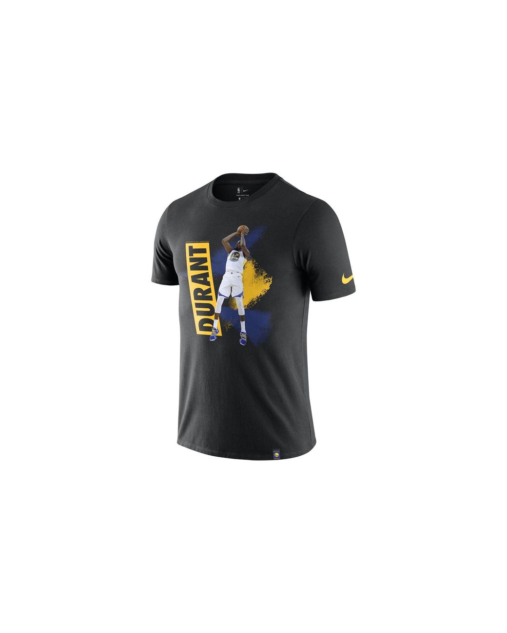 Nike Black Nba Golden State Warriors Durant T-Shirt Aq7027 010" for men