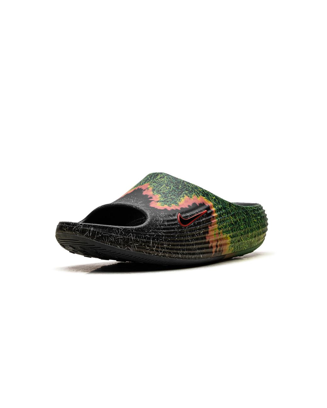 Nike Black Reactx Rejuven8 Slide .Swoosh for men