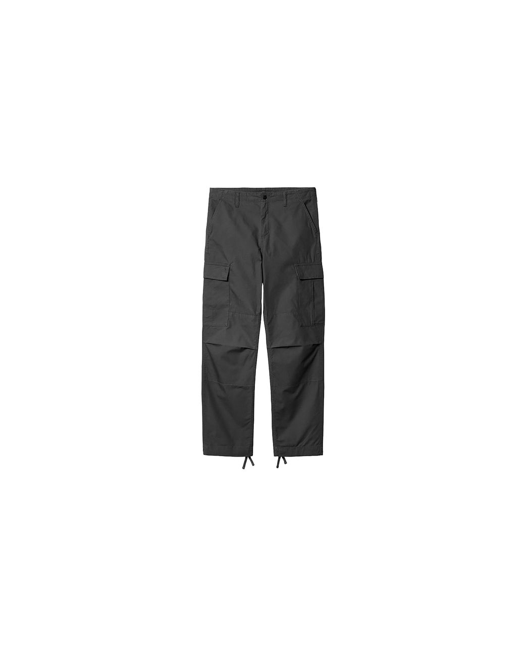 Carhartt Black Regular Cargo Pant "Graphite Rinsed" I032467 87 02" for men