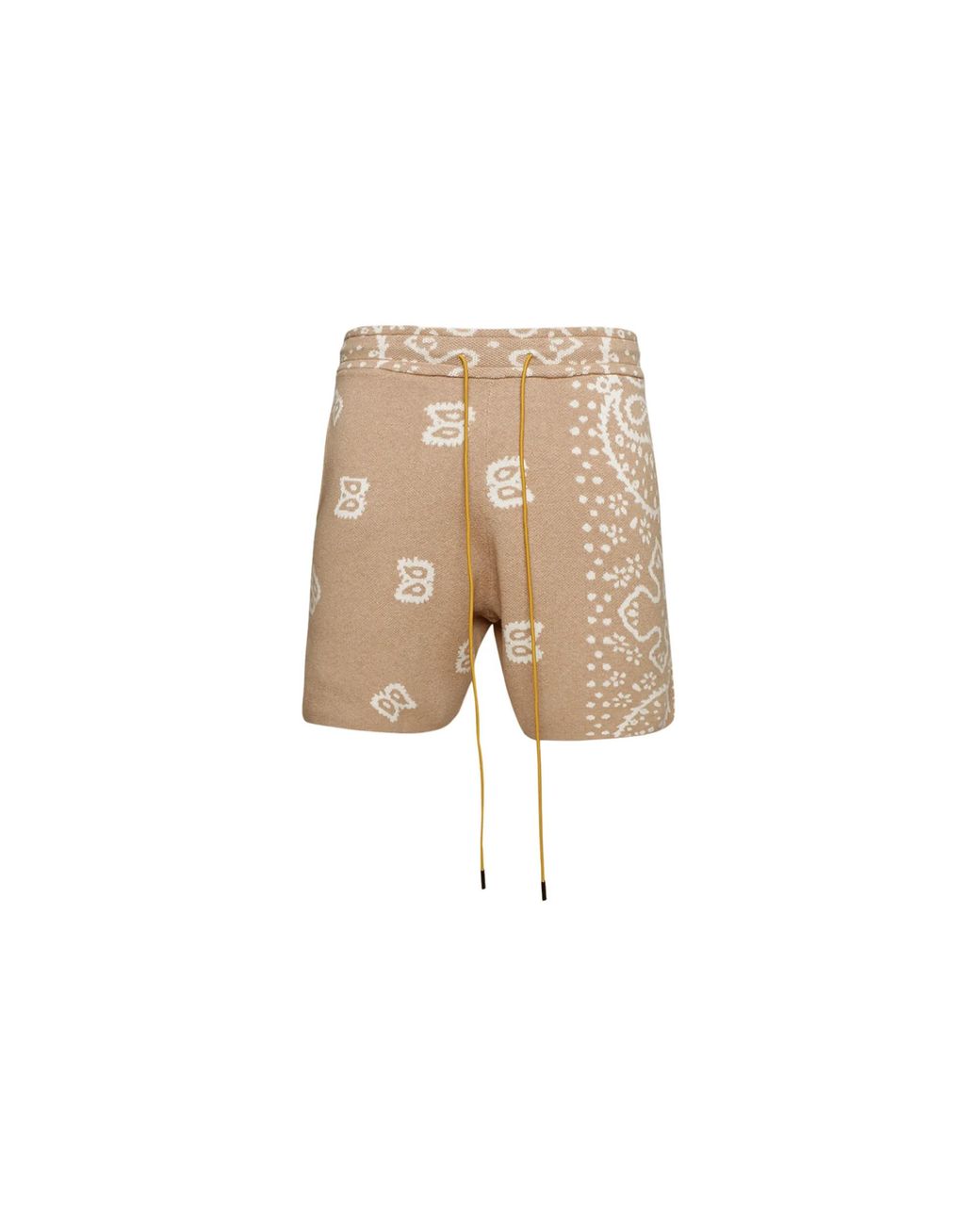 Rhude Black Knit Shorts Bandana" Rhps24Sh10973517" for men
