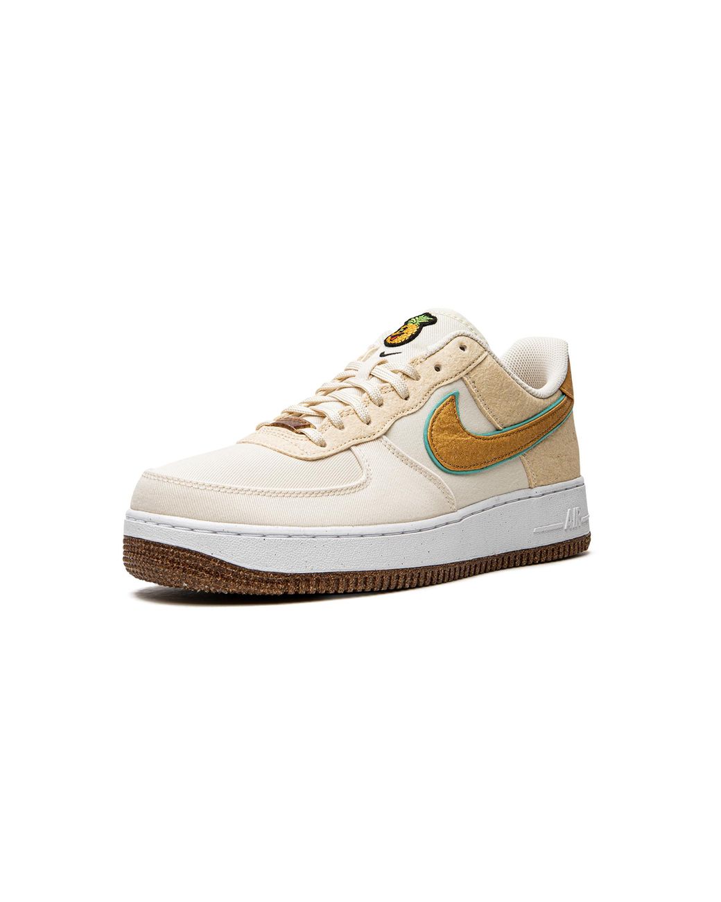 Nike Black Air Force 1 '07 Prm "Happy Pineapple" Cz1631 100" for men