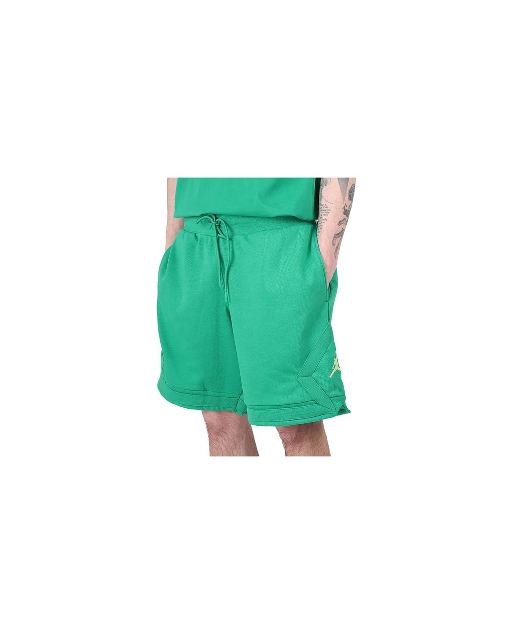 Nike Green Air Jumpman Diamond Graphics Shorts Dc7576 372" for men