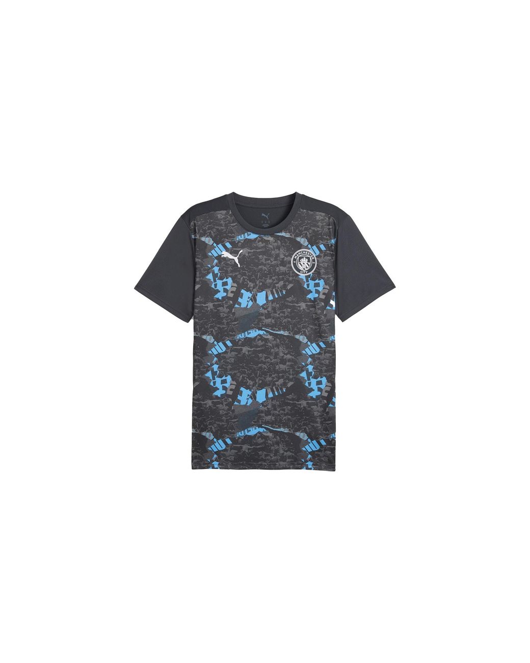 PUMA Black Mcfc Prematch Ss Jersey 779155 74" for men