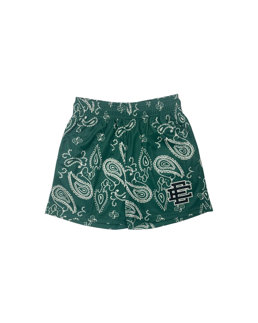 Eric Emanuel Green Ee Basic Shorts "Paisley for men