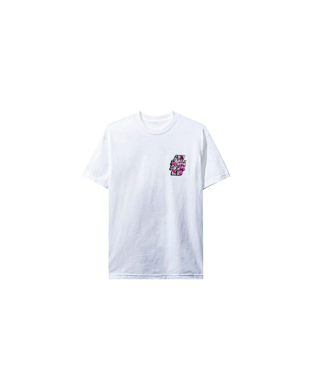 ANTI SOCIAL SOCIAL CLUB Black Blocked Camo Logo Short Sleeve T-Shirt Assc071" for men
