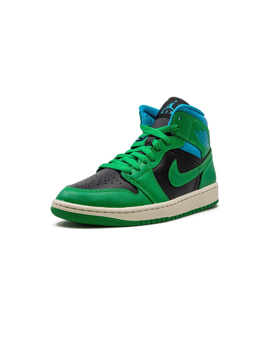 Nike Green Air 1 Mid "Lucky Aquatone" Bq6472 033"