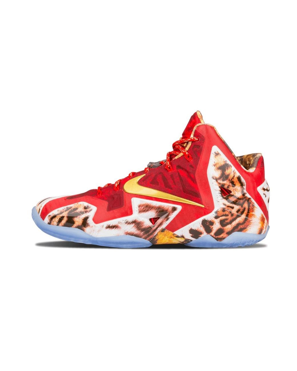 Nike Red Lebron 11 Premium "2k14" Shoes for men