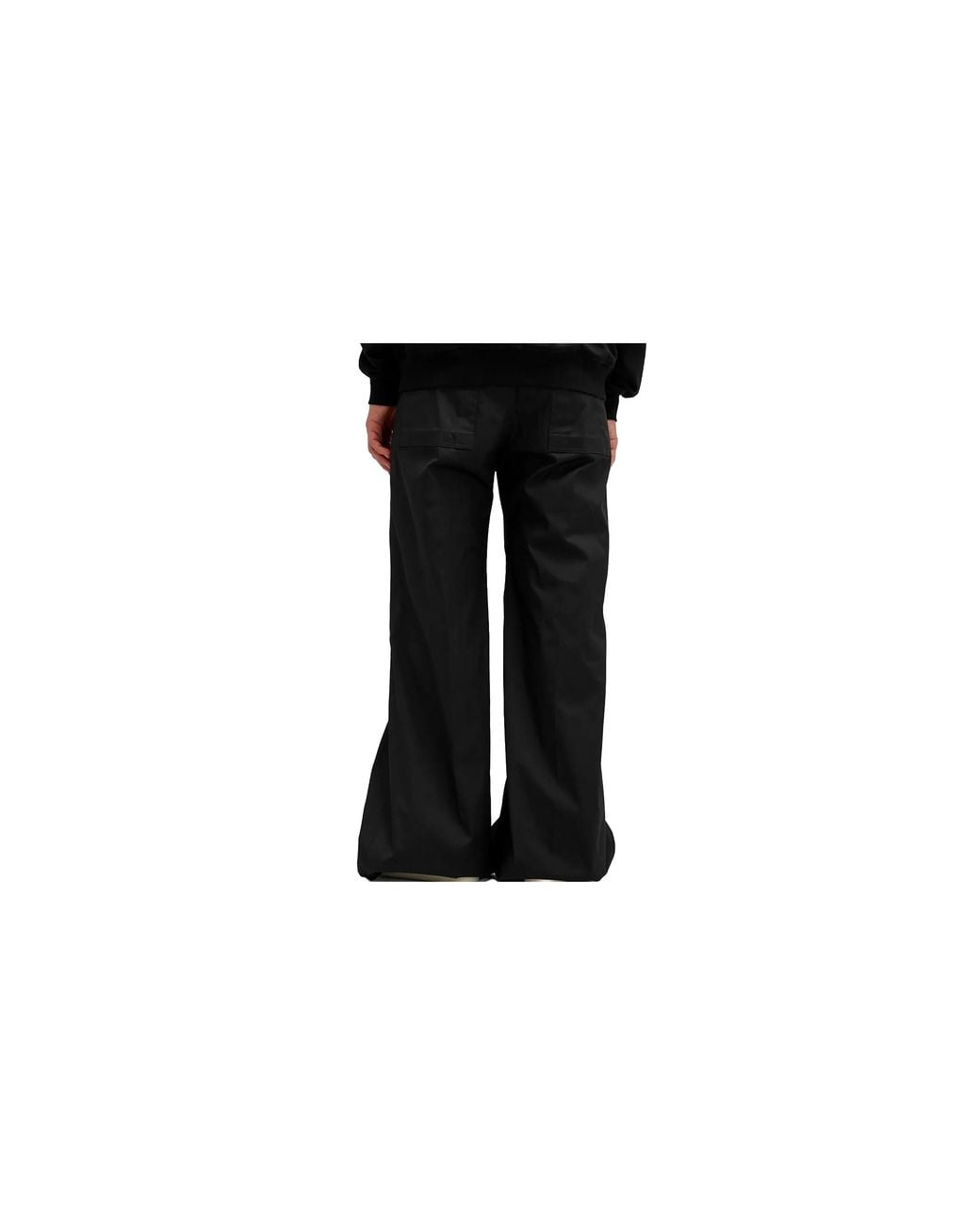Rick Owens Black Porterville Wide Bela Pants Rr02D6309 Teem7 0908" for men