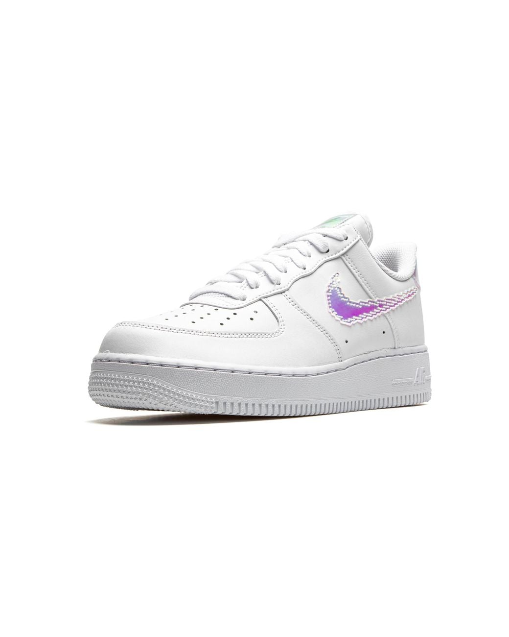 Nike Black Air Force 1 Low '07 Lv8 "Iridescent Pixel Swoosh" Cv1699 100" for men