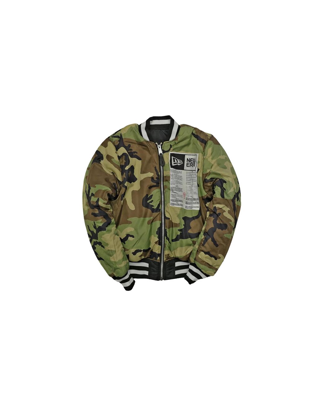 KTZ Black Alpha Industries Arizona Diamondbacks X Reversible Ma-1 Bomber Jacket Camo" Ne521" for men