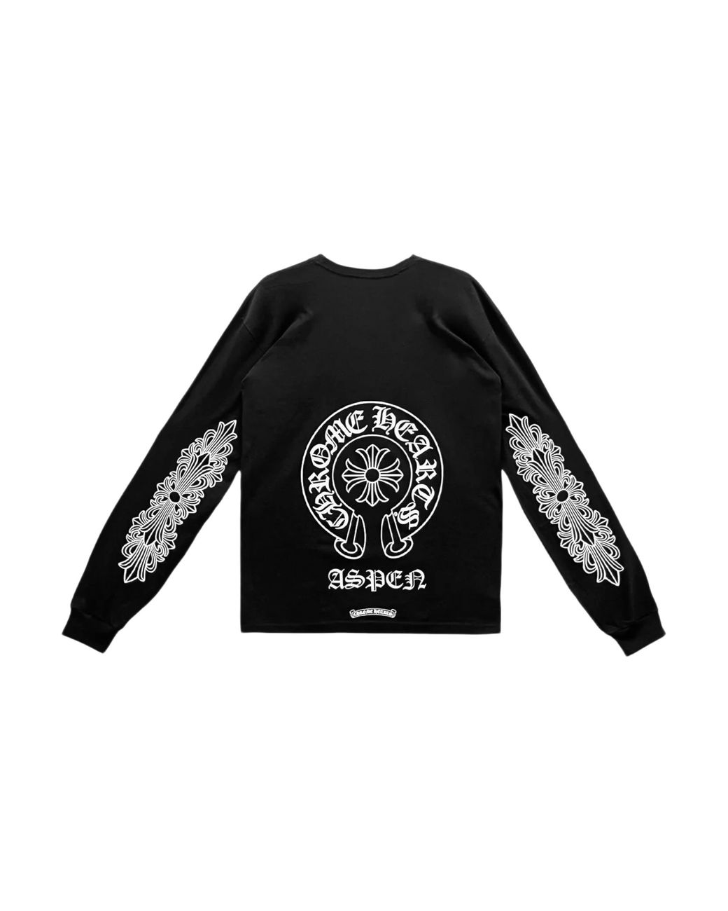 Chrome Hearts Black Aspen Floral Exclusive L/S T-Shirt Chrm1795" for men
