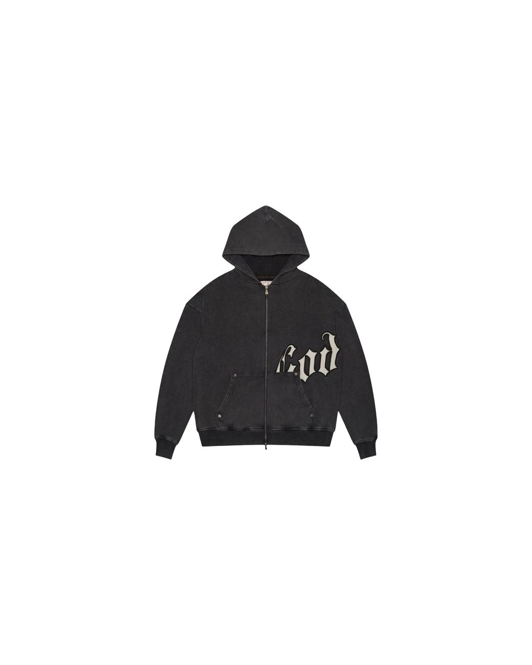 GODSPEED NEW YORK Black Og Logo V2 Hoodie Washed" Xdhgikj6" for men