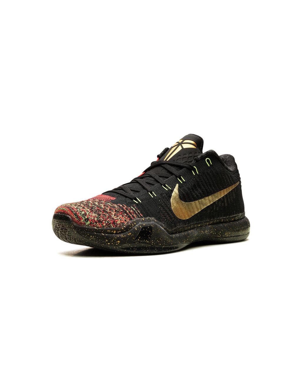 Nike Black Kobe 10 Elite Low Xmas "Christmas" 802560 076" for men
