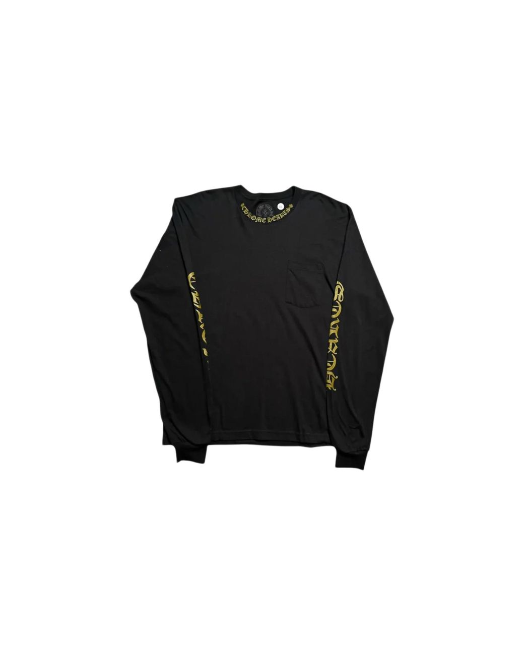 Chrome Hearts Black Long Sleeve Pocket Crew T-Shirt Army" Chrm1507" for men
