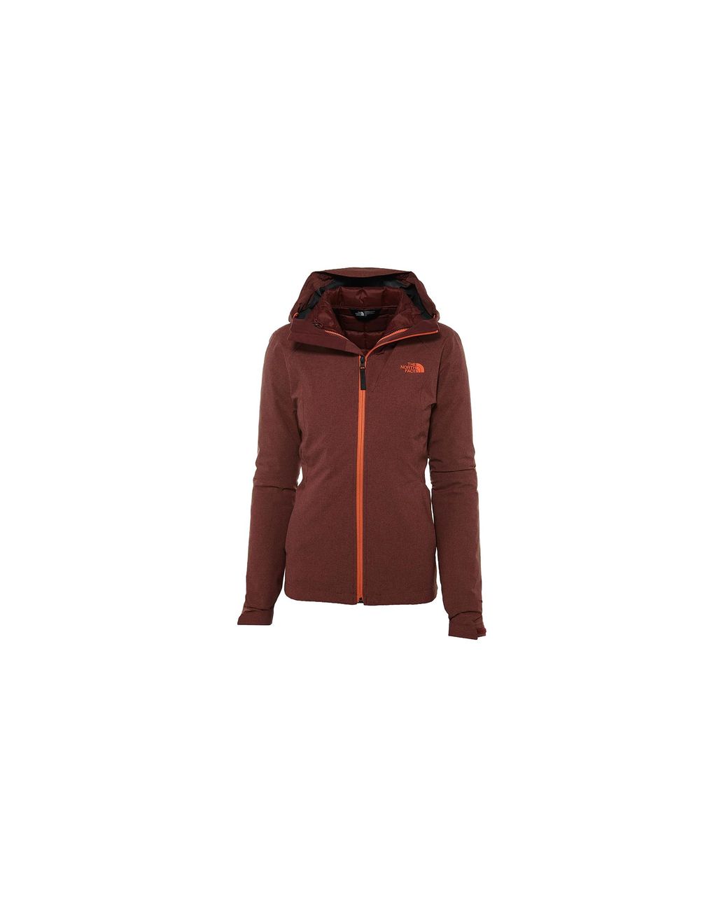 The North Face Red Thermoball Triclimate Jacket "Barolo Heather" A2Tdk E0H"