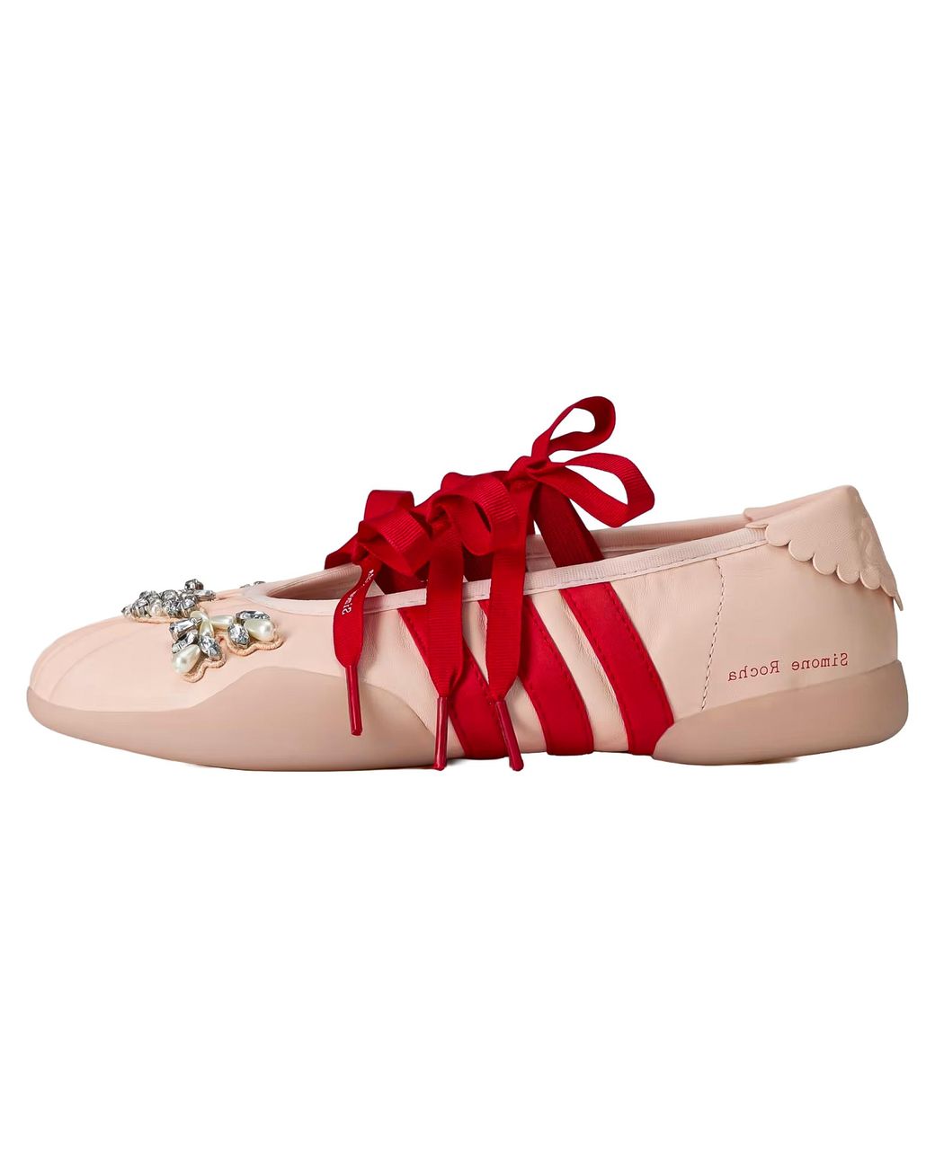 Adidas Red Taekwondo Ballerina "Simone Rocha