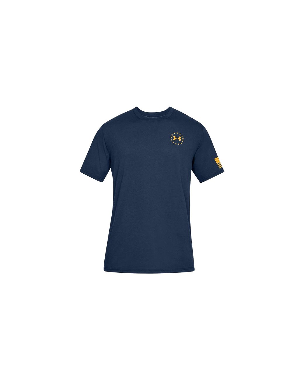 Under Armour Blue Freedom Flag T-Shirt "Academy Steeltown" 1333350 410" for men