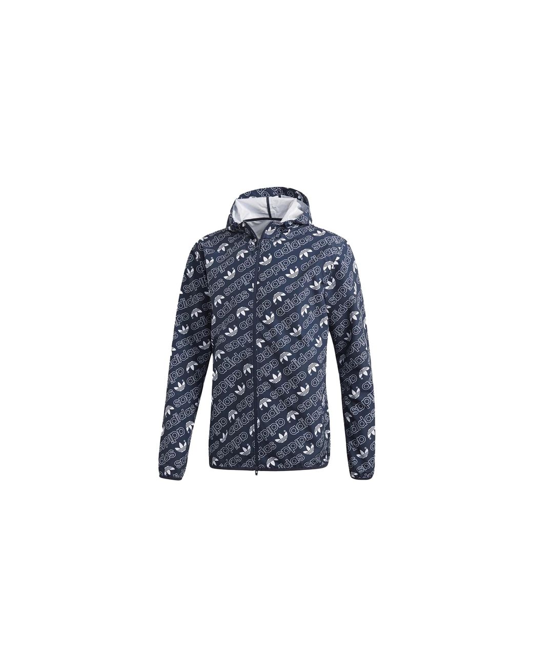 Adidas Blue Originals Monogram Wb Jacket "Collegiate" Dh4788" for men