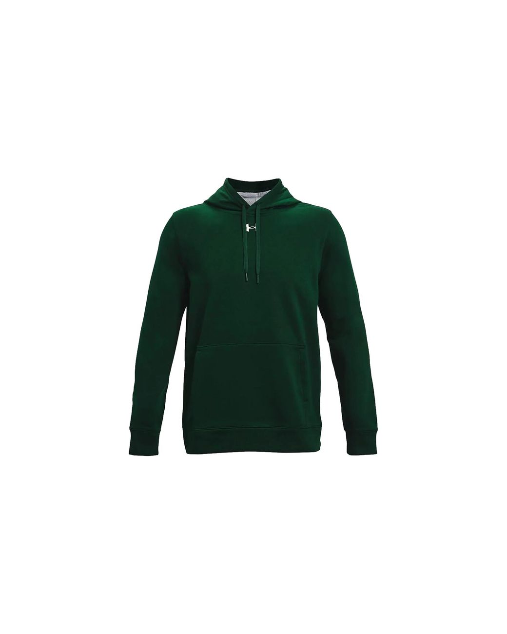 Under Armour Green Hustle Fleece Hoodie "Forest 1300123 303" for men