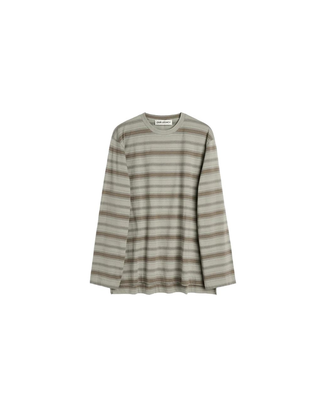 Our Legacy Black Box Specture Stripe Long-Sleeve T-Shirt M4266Bss" for men