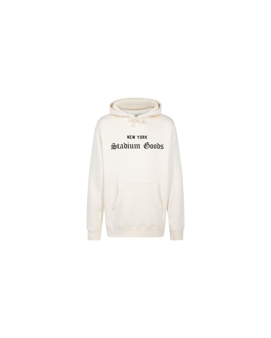 Stadium Goods Black Nyc Paper Hoodie "Natural" Sgs0559"