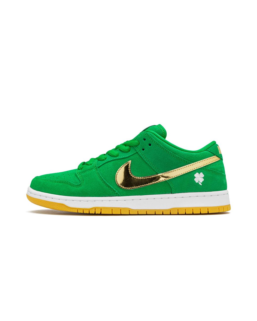 Nike Green Sb Dunk Low Pro "St. Patrick's Day" Bq6817 303" for men