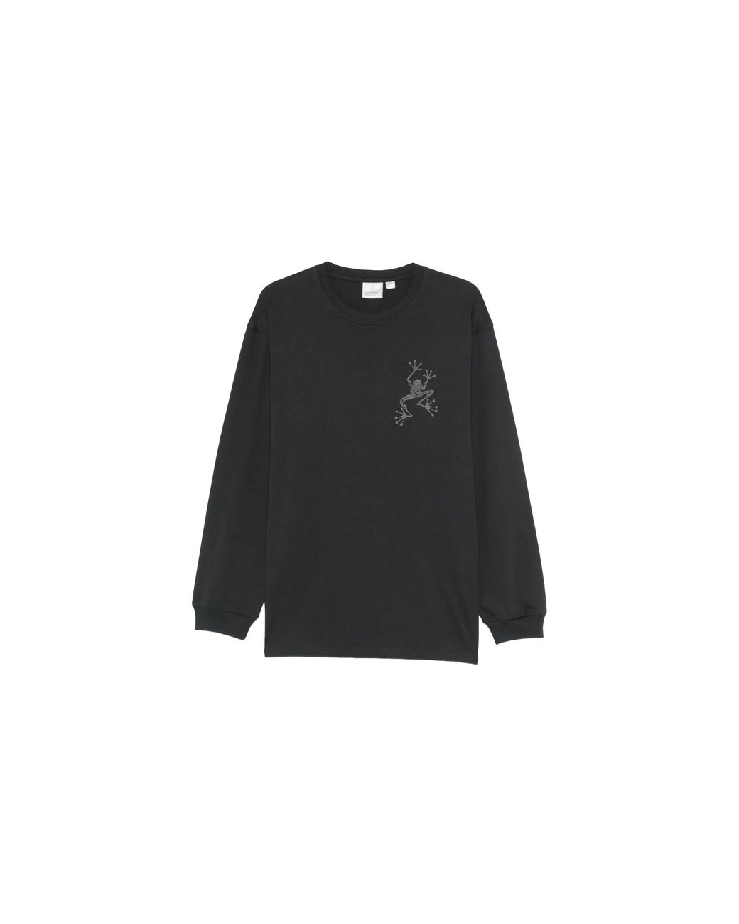 Gramicci Black Sticky Hands Ls T-Shirt "Vintage" G6Su-T108-Blk" for men