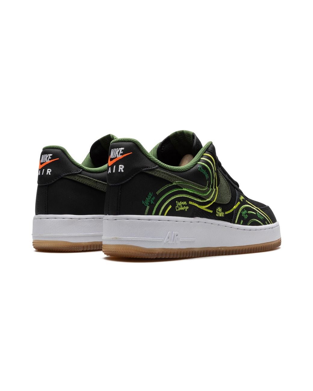 Nike Black Air Force 1 Lv8 "Ny Vs Ny" Dv2123 001" for men