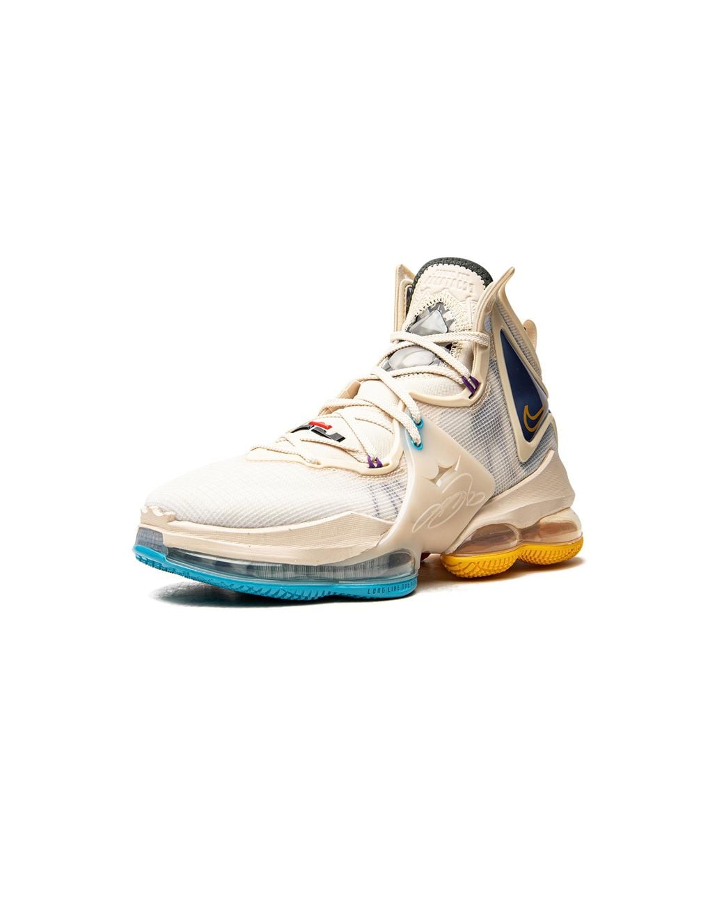 Nike Black Lebron 19 "Minneapolis Lakers" Dc9339 200" for men