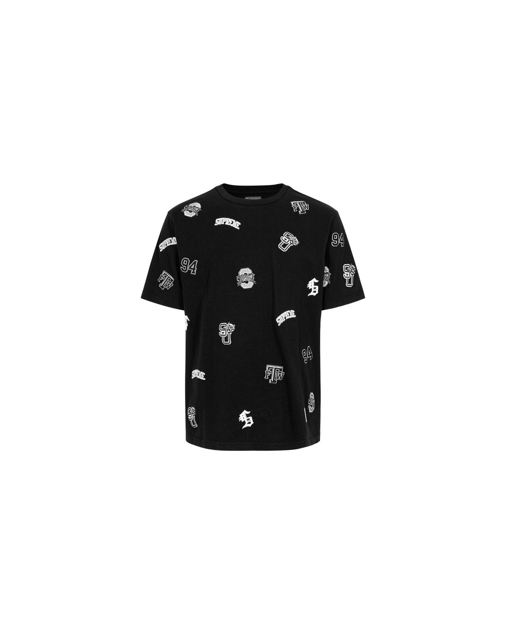 Supreme Black University Ss Top "Ss20" Su11819"