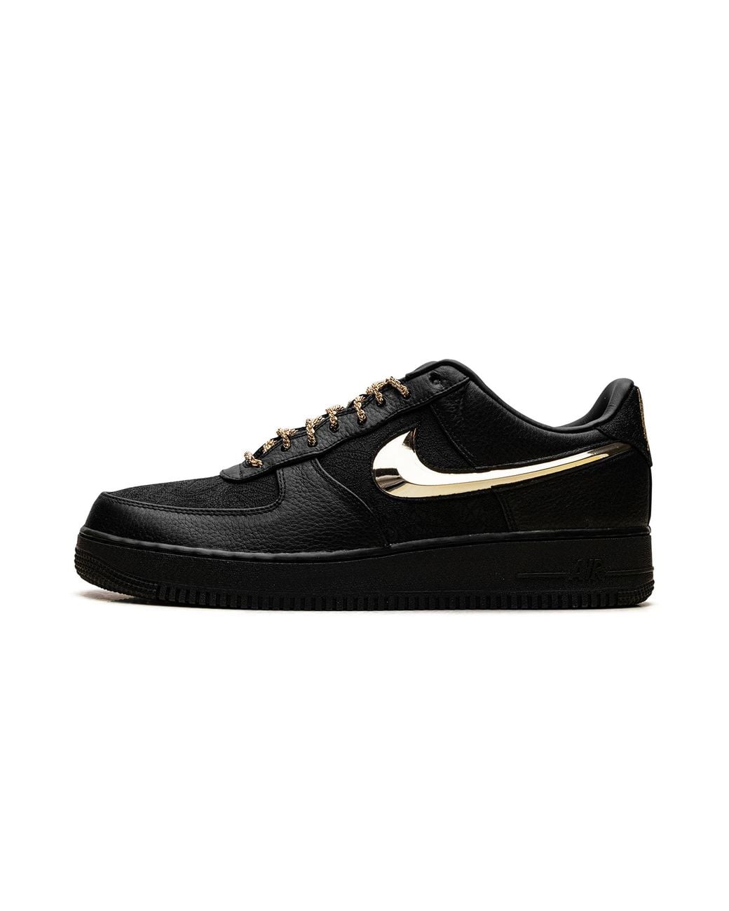 Nike Black Air Force 1 Low "Victor Solomon Trophies" Ir2076 001" for men