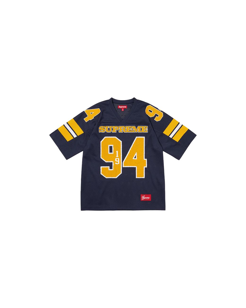 Supreme Black Sequin Football Jersey "Fw25