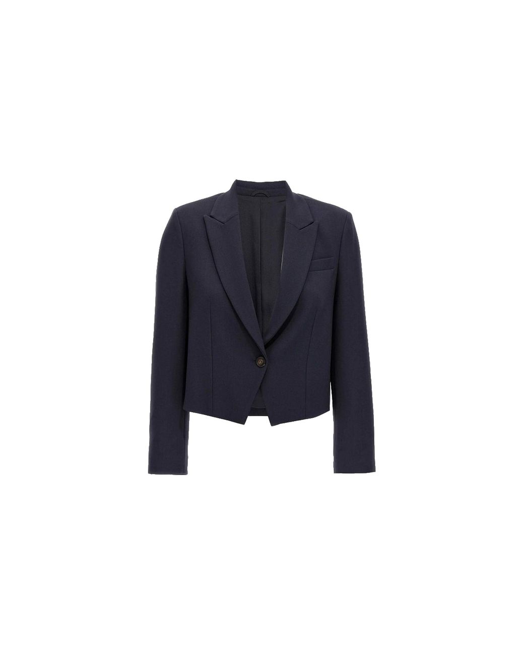 Brunello Cucinelli Blue Wool Tailored Blazer Brun2539"