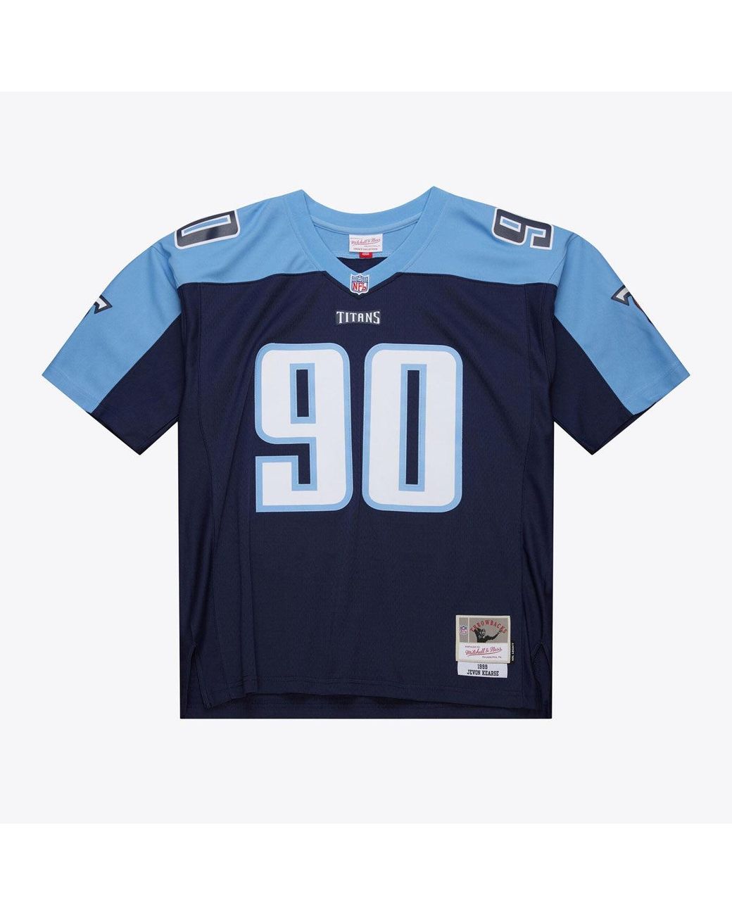 Mitchell & Ness Blue Nfl Dark Jersey Titans 1999 Jevon Kearse "Titans" Jy8623 Ttinavy" for men