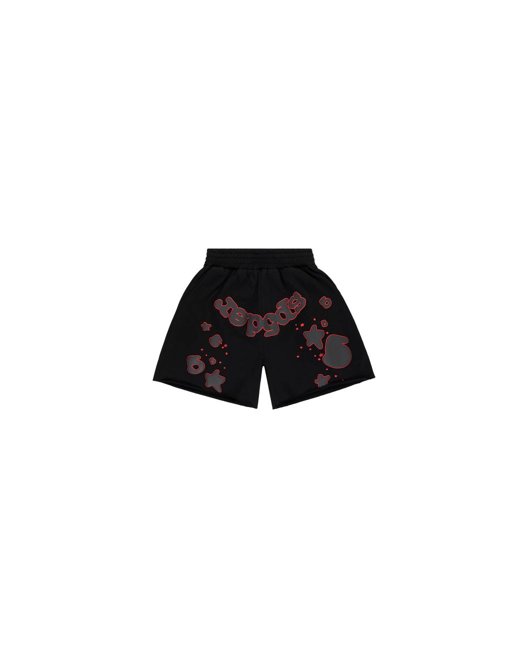 Sp5der Black Beluga Outline Sweatshort 185" for men