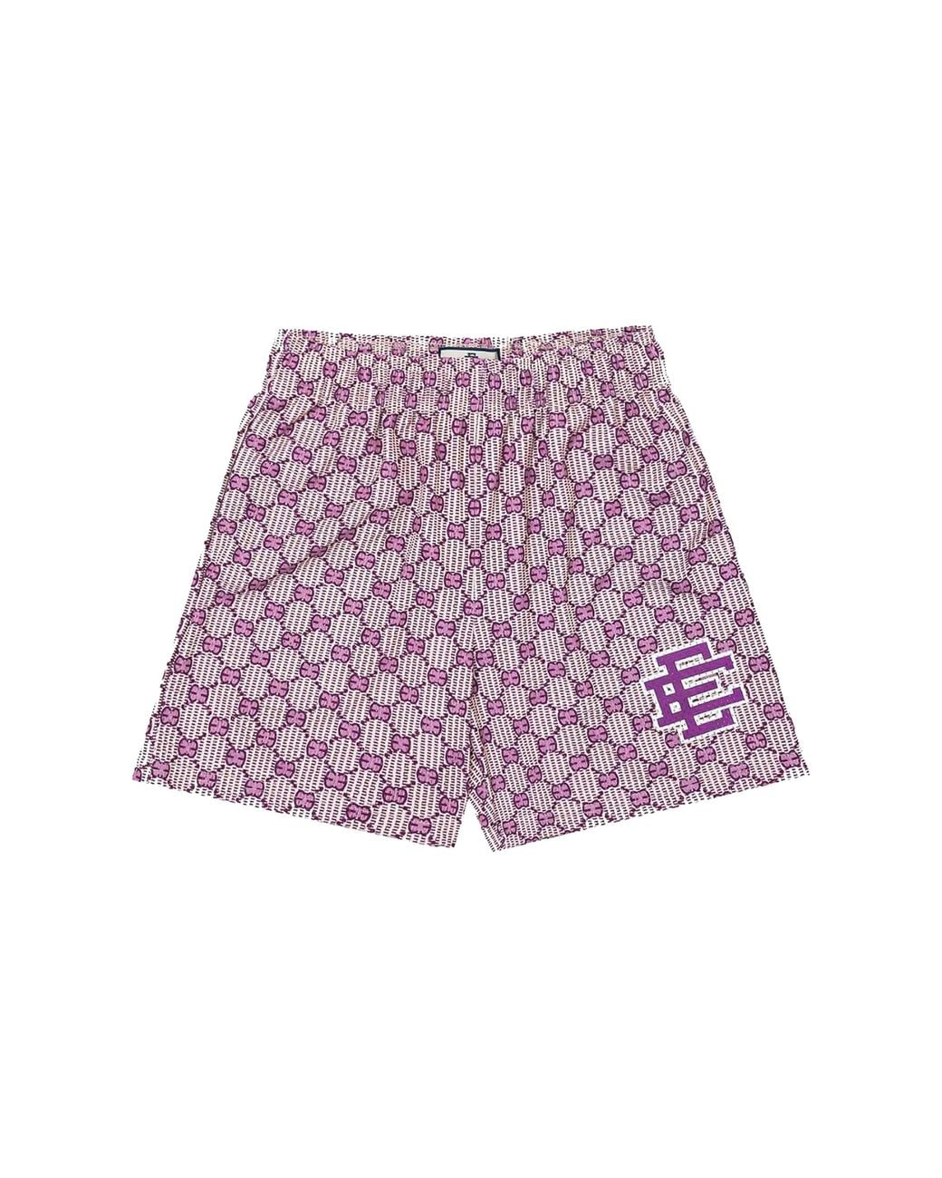 Eric Emanuel Purple Gg Monogram Shorts Ee1015" for men