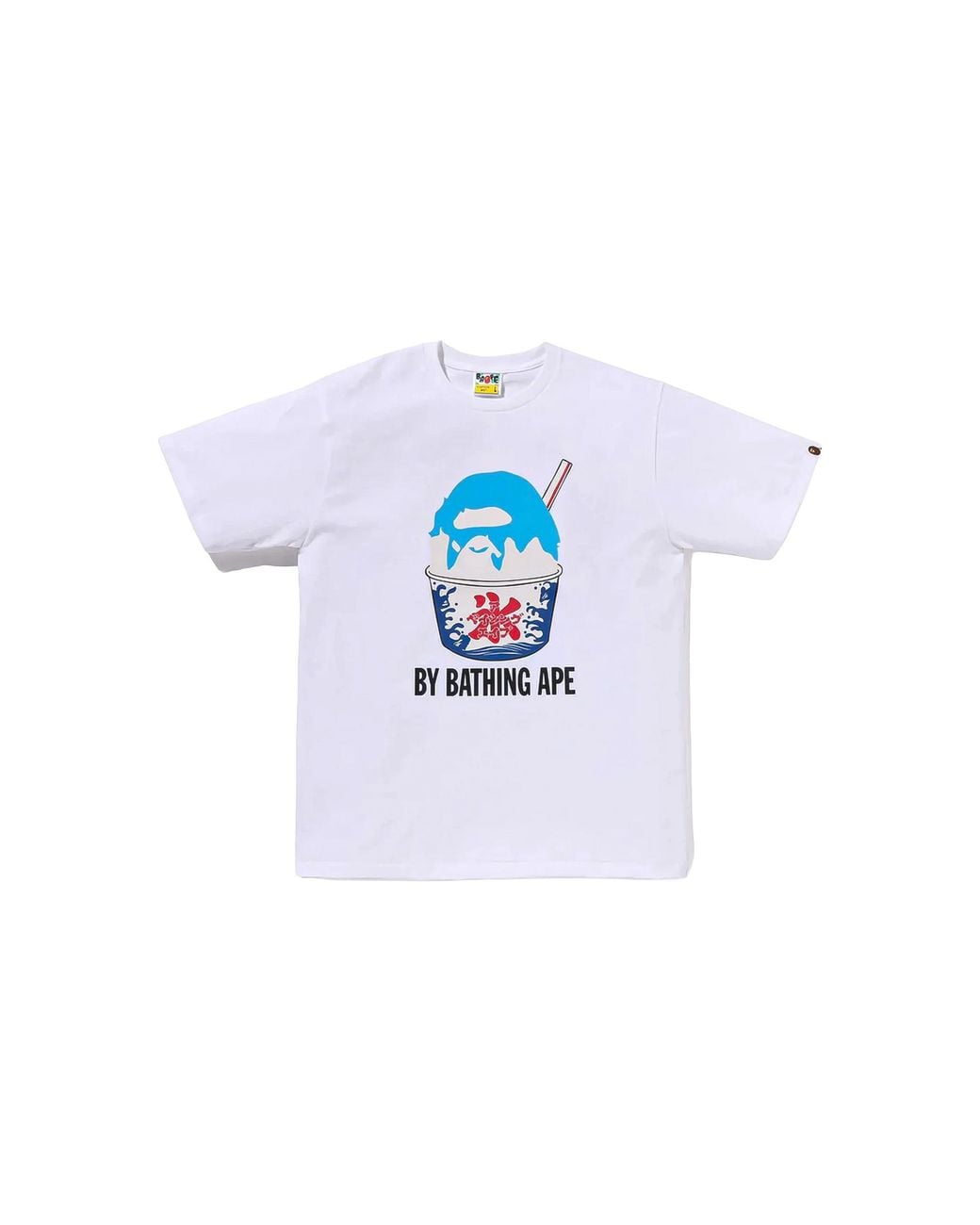A Bathing Ape Black Shave Ice Ape T-Shirt 112" for men