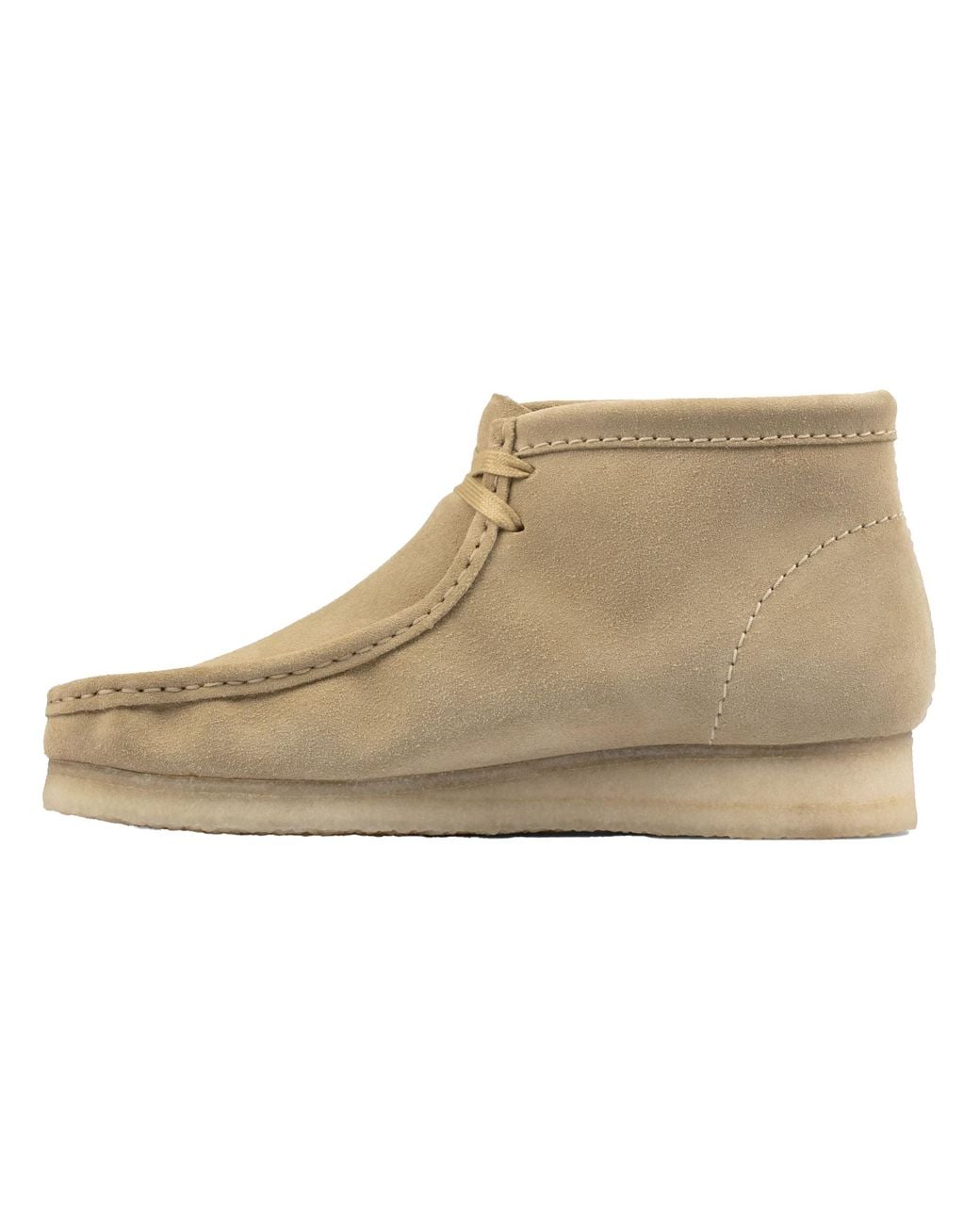 Clarks Black Wallabee Boot "Maple Suede" 26155516" for men