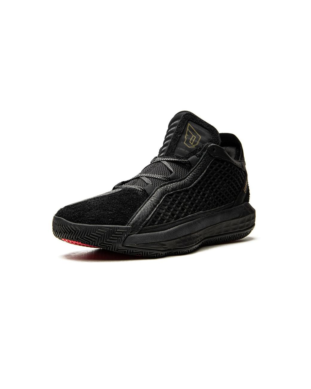 Adidas Black Dame 6 Leather Fv8627" for men